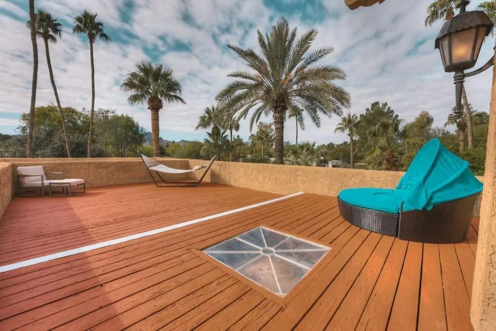 סקוטסדייל Ethereal Corner Ritz Carlton Grand Estate Golf Mountains Jacuzzi Sauna Theater Gym וילה