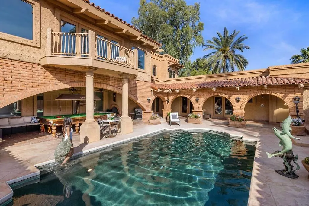 סקוטסדייל Ethereal Corner Ritz Carlton Grand Estate Golf Mountains Jacuzzi Sauna Theater Gym וילה