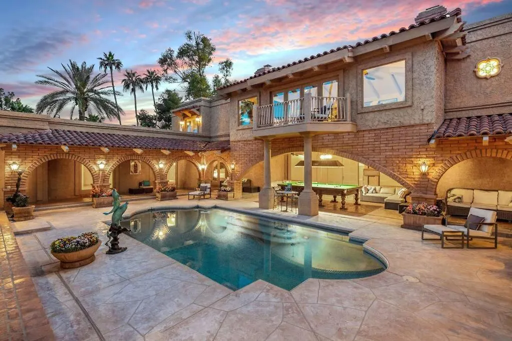 וילה סקוטסדייל Ethereal Corner Ritz Carlton Grand Estate Golf Mountains Jacuzzi Sauna Theater Gym ארצות הברית