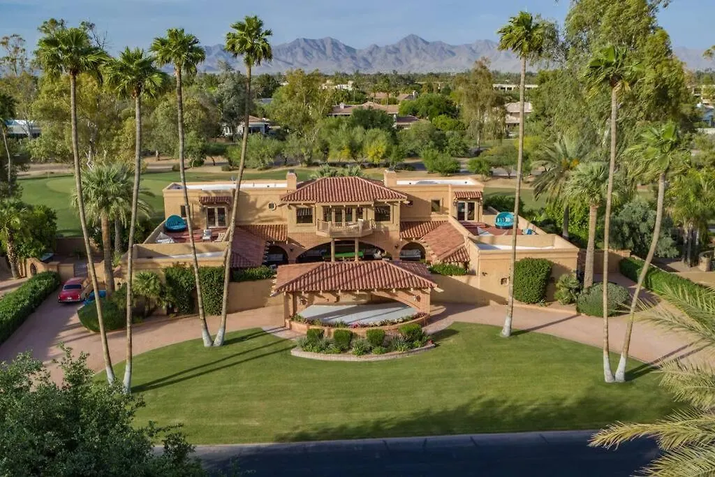 וילה סקוטסדייל Ethereal Corner Ritz Carlton Grand Estate Golf Mountains Jacuzzi Sauna Theater Gym ארצות הברית